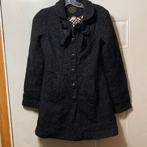 Idra Elegant Black Women's Coat 2